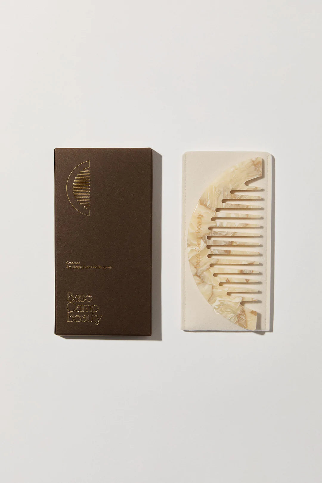 Base Camp Beauty | Crescent Comb | Buttermilk