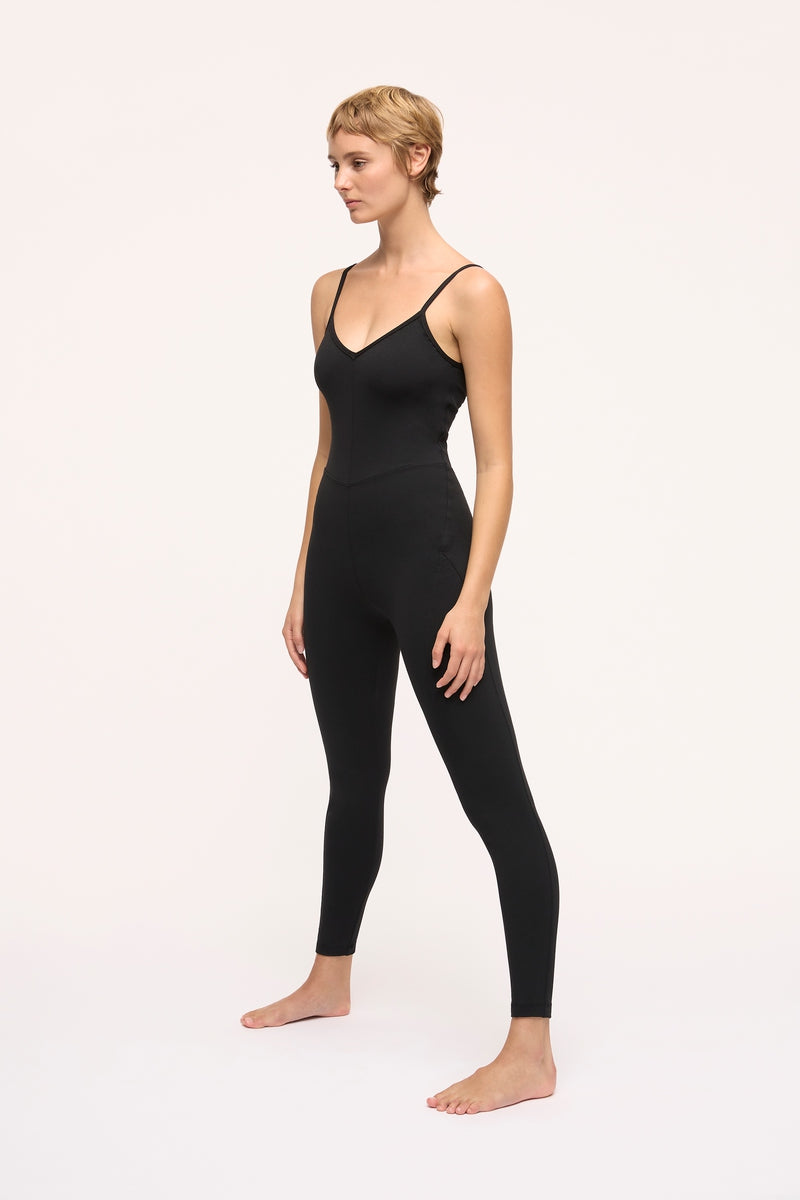 Alexa Full Length Bodysuit | Black