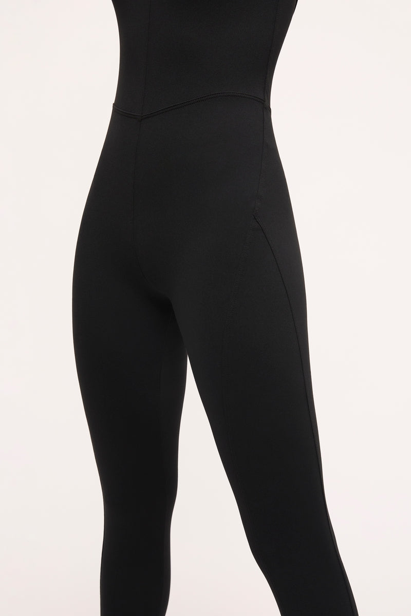 Alexa Full Length Bodysuit | Black