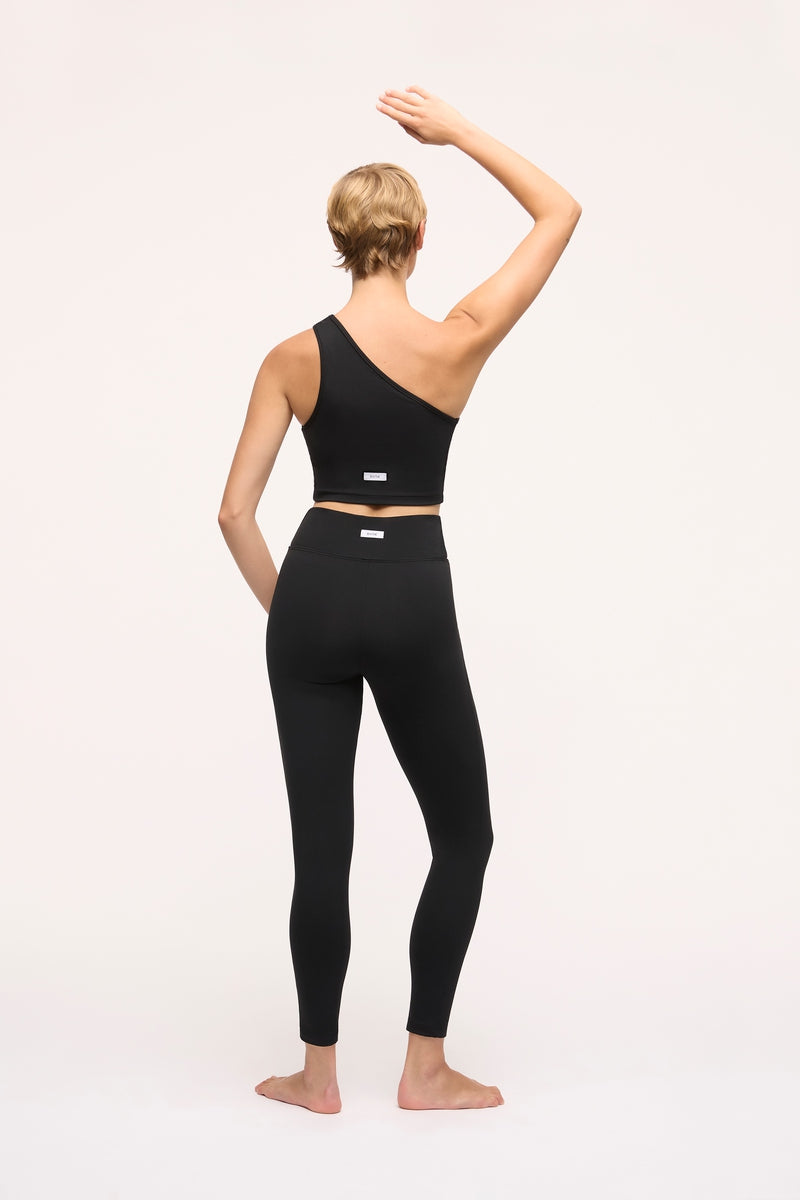 Elyse One Shoulder Top | Black