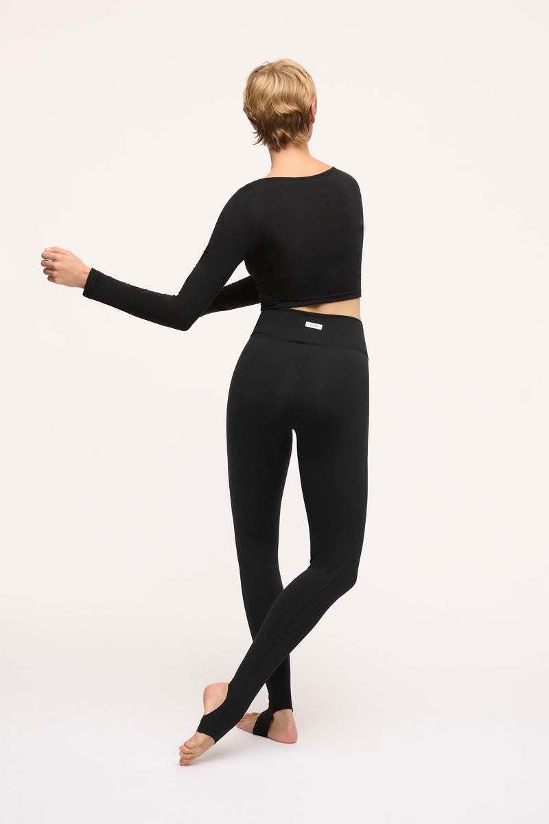 Evie Wrap Top | Black