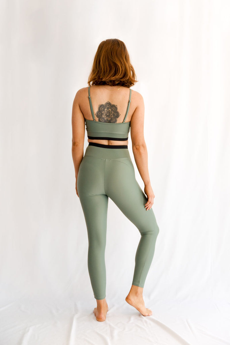 Sage Movement 7/8 High Waisted Legging