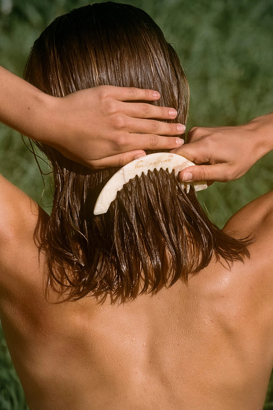 Base Camp Beauty | Crescent Comb | Buttermilk