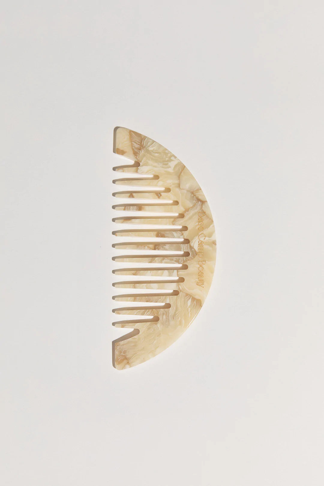 Base Camp Beauty | Crescent Comb | Buttermilk
