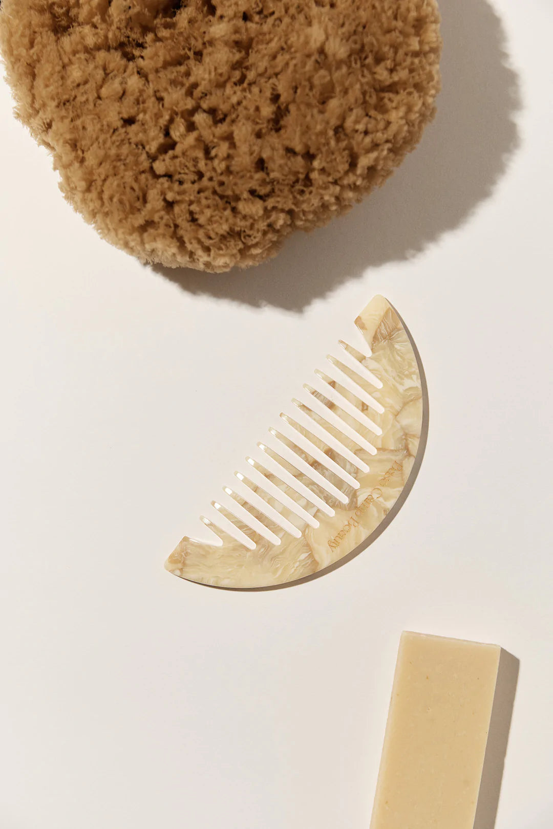Base Camp Beauty | Crescent Comb | Buttermilk